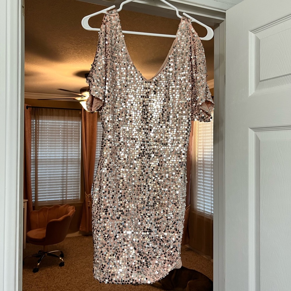 Sequin glitter dress